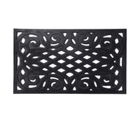 Nicoman Eco Friendly Outdoor Door Mat 60X40Cm - Black