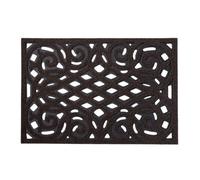Nicoman Eco Friendly Victorian Style Outdoor Door Mat in Dark Brown | Size: 60 cm x 90 cm Nicoman Dark Brown 60 cm x 90 cm