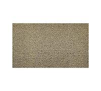 Nicoman Embossed Spaghetti Door Mat Dirt-Trapper Jet-Washable Doormat 70x43cm (Beige, PLAIN) - Use on Carpet ONLY
