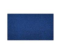 Nicoman Embossed Spaghetti Door Mat Dirt-Trapper Jet-Washable Doormat 70x43cm (Blue, PLAIN) - Use on Carpet ONLY
