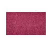 Nicoman Embossed Spaghetti Door Mat Dirt-Trapper Jet-Washable Doormat 70x43cm (Pink, PLAIN) - Use Indoor or Sheltered Outdoor