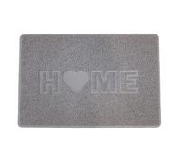 Nicoman Embossed Spaghetti Love Home Door Mat - Grey - 60cm x 40cm