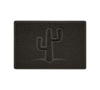 Nicoman Embossed Spaghetti Outdoor Doormat - Brown - 60cm x 40cm - Cactus