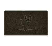 Nicoman Embossed Spaghetti Outdoor Doormat - Brown - 75cm x 44cm - Cactus