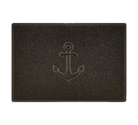 Nicoman Embossed Spaghetti Outdoor Doormat - Brown - 90cm x 60cm - Anchor