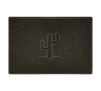 Nicoman Embossed Spaghetti Outdoor Doormat - Brown - 90cm x 60cm - Cactus