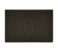 Nicoman Embossed Spaghetti Outdoor Doormat - Brown - 90cm x 60cm - Pineapple