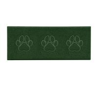Nicoman Triple Paw Embossed Shape Indoor Outdoor Dirt-Trapper Door Mat Washable Barrier Heavy Duty Doormat - (Watertight Rubber-Back, Runner, Green, 150 x 60cm)