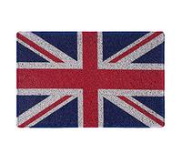 Nicoman Flag Doormat UK British Sign Royal Army Navy RAF MOD Family Door Mat-(60x40cm, Union Jack)