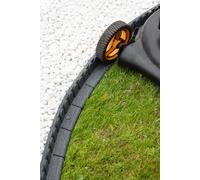 Nicoman Flexible Mower Edge Garden Edging Border 1.2m in Grey | Size: 1 Pack Nicoman Grey 1 Pack