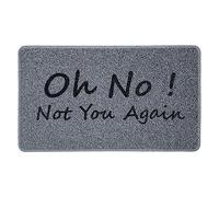 Nicoman Funny Novelty Door Mat Gift Doormat 'Oh NO, Not You Again' (75x45cm/29.5x17.7inches)