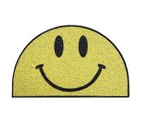 Nicoman Happy Face Doormat Housewarming Novelty Gift Present Dirt-Trapper Indoor Outdoot Non Slip Barrier Door Mats 70 x 44cm