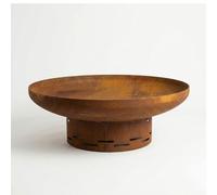 Nicoman Outdoor Pre Rusted Metal Fire Pit in Bronze Nicoman Bronze