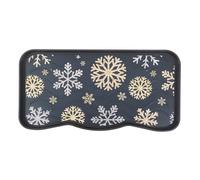 Nicoman Heavy Duty Rubber Boot Tray 75 x 40cm - Snow Flake in Dark Grey | Size: 38 cm x 75 cm Nicoman Dark Grey 38 cm x 75 cm