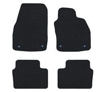 Nicoman Hex Fully Tailored Car Mats Fit (2004-2010 Astra H Hatchback) (Full Set 4-Piece,Black)