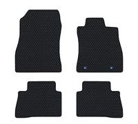 Nicoman Hex Fully Tailored Car Mats Fit (2010-2019 Juke F15) (Full Set 4-Piece,Black)