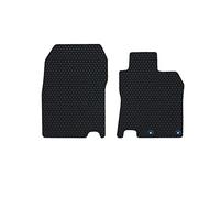 Nicoman Hex Fully Tailored Car Mats Fit (2014-present Qashqai MK2) (Front Set 2-Piece,Black)