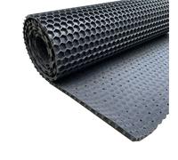 Nicoman Hex PVC Rubber Mats - Black 1.5m Wide - Sold By The Metre