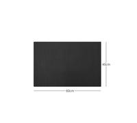 Nicoman Hexagon Pattern Heavy Duty Rubber Door Mat - 60 x 40cm