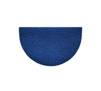 Nicoman Indoor Spaghetti Doormat Plain - Blue - 70cm x 44cm Half Moon