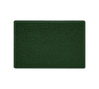 Nicoman Indoor Spaghetti Doormat Plain - Green - 60cm x 40cm