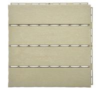 Nicoman Decking Tiles Polydeck PVC 1 Piece Beige Sample Garden Flooring, Patio, Balcony, Concrete, Hot Tub Click Deck Tiles Indoor, 30x30cm Plastic Square Connect Floor