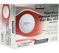 Nicoman KIRKLAND SIGNATURE Three-Piece Urethane Cover Performace+ Golf Ball - Pack of 24