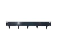 Nicoman Metal 1M X 15Cm Garden Lawn & Border Edging In Grey - 1Pc