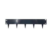 Nicoman Metal 1M X 20Cm Garden Lawn & Border Edging In Grey - 1Pc