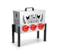 Nicoman Metal Chicken Feeder - Stylish, Durable & Convenient
