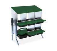 Nicoman Metal Chicken Nest Box - Sturdy, Hygienic & Organised