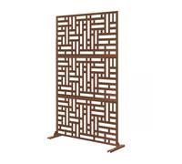 Nicoman Outdoor Privacy Screen with Stand & Ground Stakes - Geometric in Metallics | Size: 180 cm x 90 cm Nicoman Metallics 180 cm x 90 cm