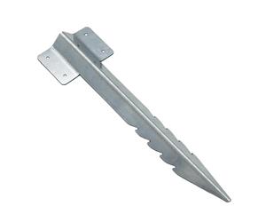Nicoman Metal Railway Sleepers Brackets For Landscape, Lawn and Driveway Path Edging - Pack of 10
