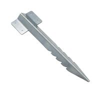 Nicoman Metal Railway Sleepers Brackets For Landscape, Lawn and Driveway Path Edging - Pack of 20