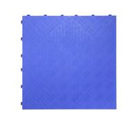 Nicoman Modular Interlocking Solid Floor Tiles - Blue