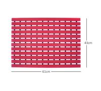 Nicoman Narrow Outdoor Mat Drainage Matt Slatted Duckboard Step Door Shower Mat