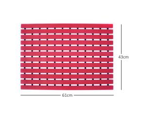 Nicoman Narrow Outdoor Mat Drainage Matt Slatted Duckboard Step Door Shower Mat