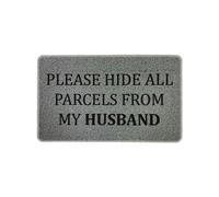 Nicoman Novelty Doormat "Hide Parcels From My Husband"