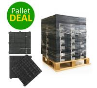 Nicoman Pallet Offer - Mosaic Composite Interlocking Decking Tiles - 630pcs - Dark Grey