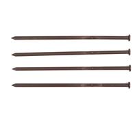 Nicoman Pegs for Garden Borders - Pack of 4 - Brown
