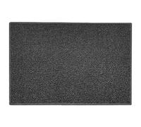 Nicoman Plain Door Mat Dirt-Trapper Washable Barrier Doormat-Dark Grey (Watertight Rubber-Back)-X Large (120x80cm)
