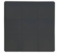 Nicoman Portable Modular Wooden Effect Flooring Kit - Small Tile 30cm x 30cm - Set of 9 Tiles - Dark Wood Effect