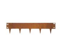 Nicoman Pre Rust 1M X 20Cm Metal Garden Lawn & Border Edging - 1Pc