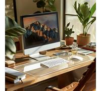 Nicoman PVC Clear Desk Mat - Frosted - 120x50 cm