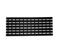 Nicoman Pvc Duckboard For Bathroom Shower Anti Slip Mat 61Cm X 25Cm Black