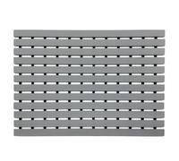 Nicoman Pvc Duckboard For Bathroom Shower Anti Slip Mat 61Cm X 43Cm Grey