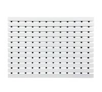 Nicoman Pvc Duckboard For Bathroom Shower Anti Slip Mat 61Cm X 43Cm White