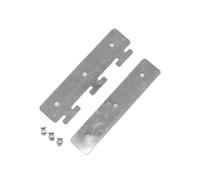 Nicoman PVC Strip Curtain Hangers Steel Plate - Pack of 2