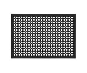 Nicoman Ramp Rubber Ring Door Mat Black (90 X 60Cm)