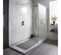 Nicoman Reversible Dual-Colour Grey/Brown PVC Anti Slip Shower Mat Bath Mat - Rectangular 100x40 cm Nicoman Multicolor 100x40 cm